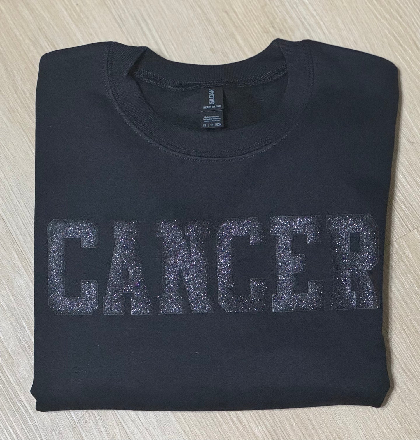 Astrological Glitter Puff Sweatshirt