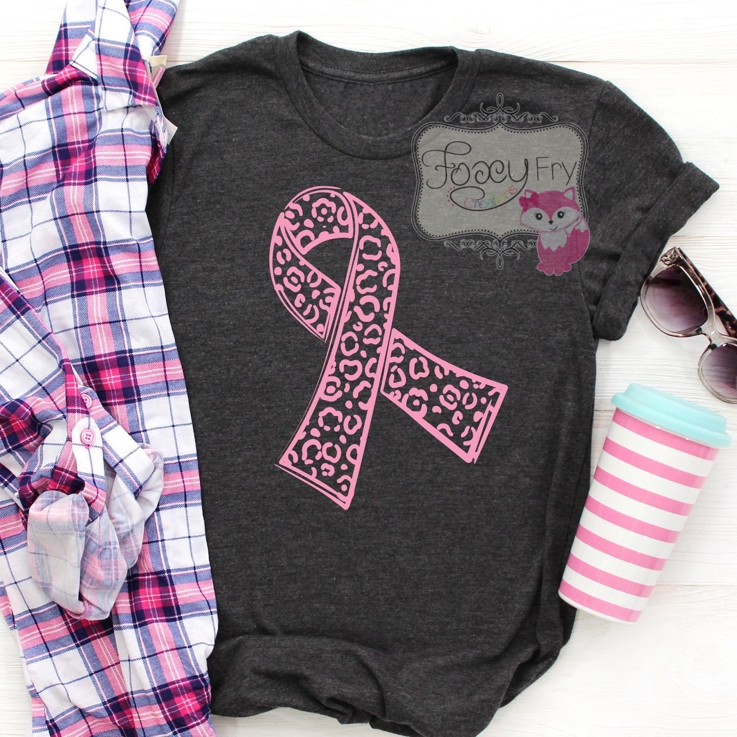 Breast Cancer Awareness Ribbon tee
