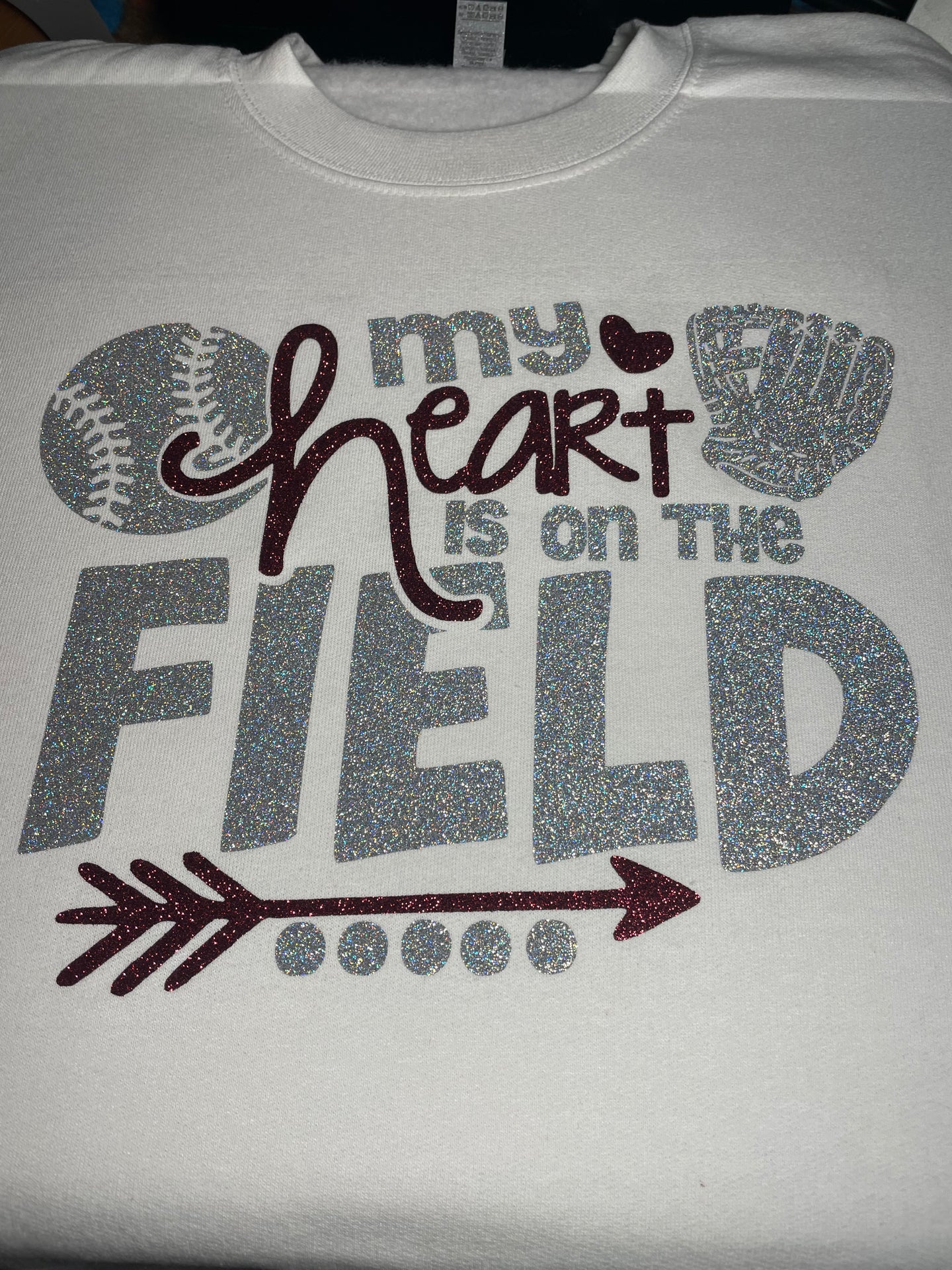 My Heart is on that Field Glitter