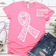 Load image into Gallery viewer, Breast Cancer Awareness Ribbon tee
